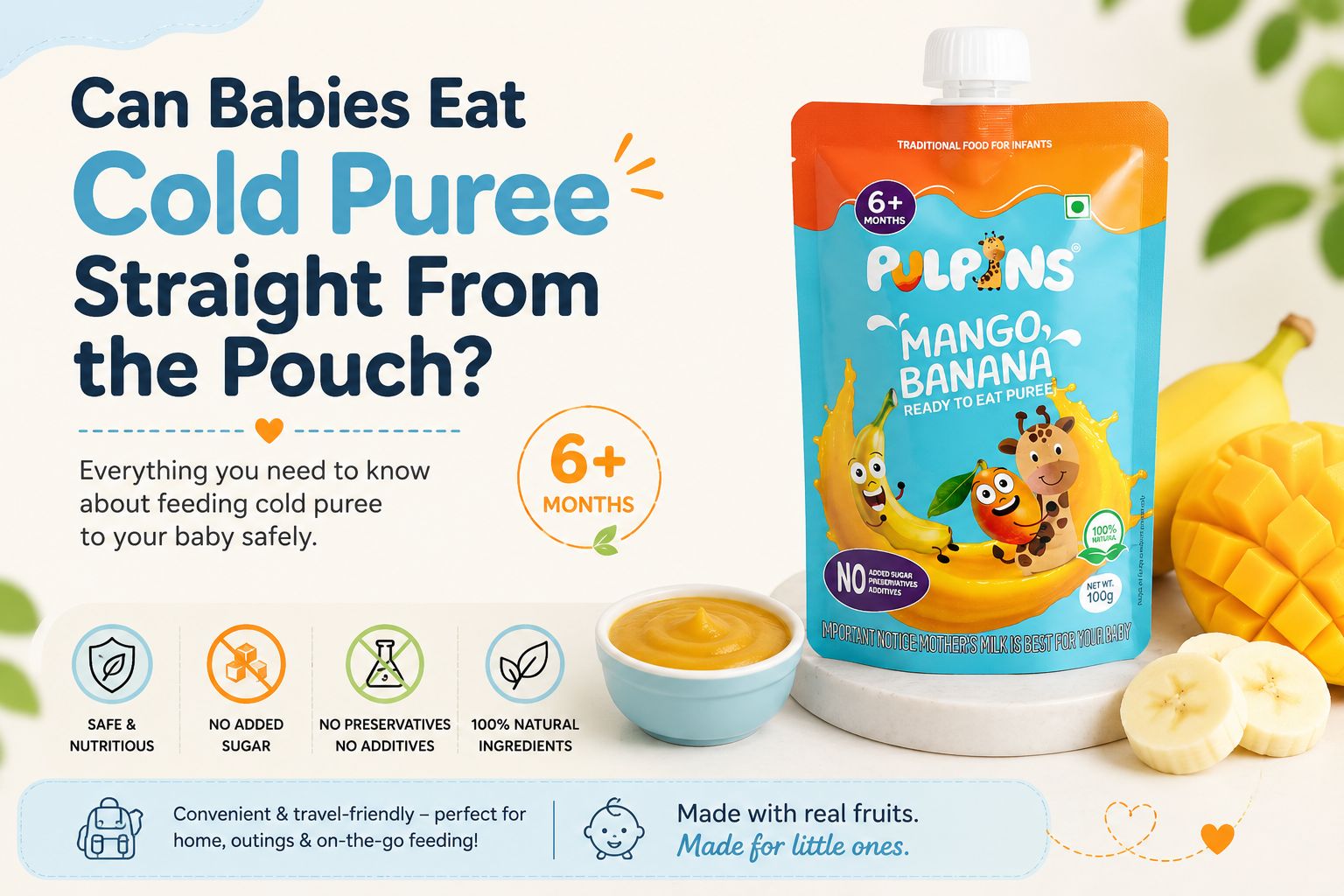 Can Babies Eat Cold Puree Straight From the Pouch?