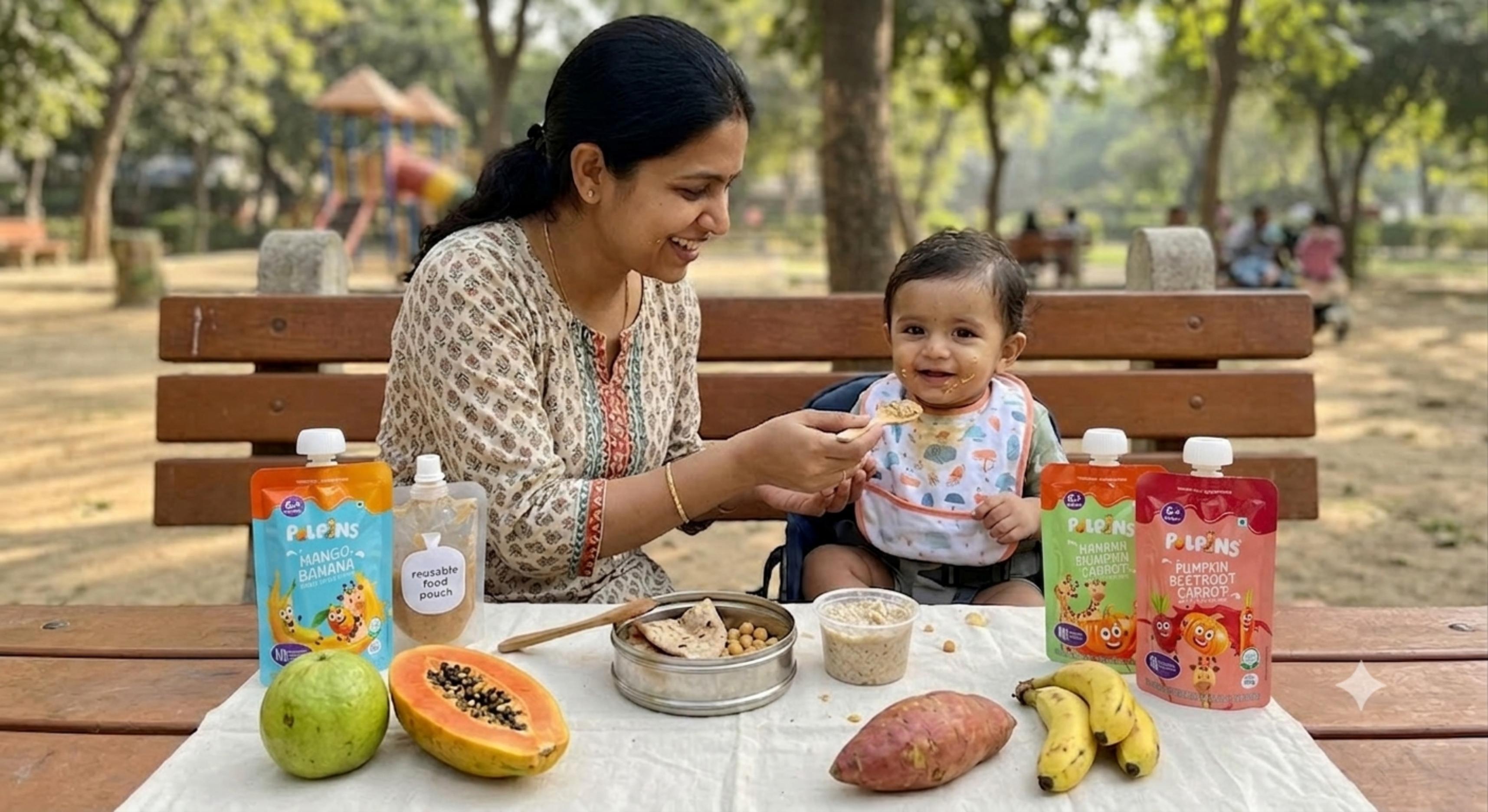 How Organic Baby Food Purees Can Help Introduce Fruits and Vegetables During Weaning
