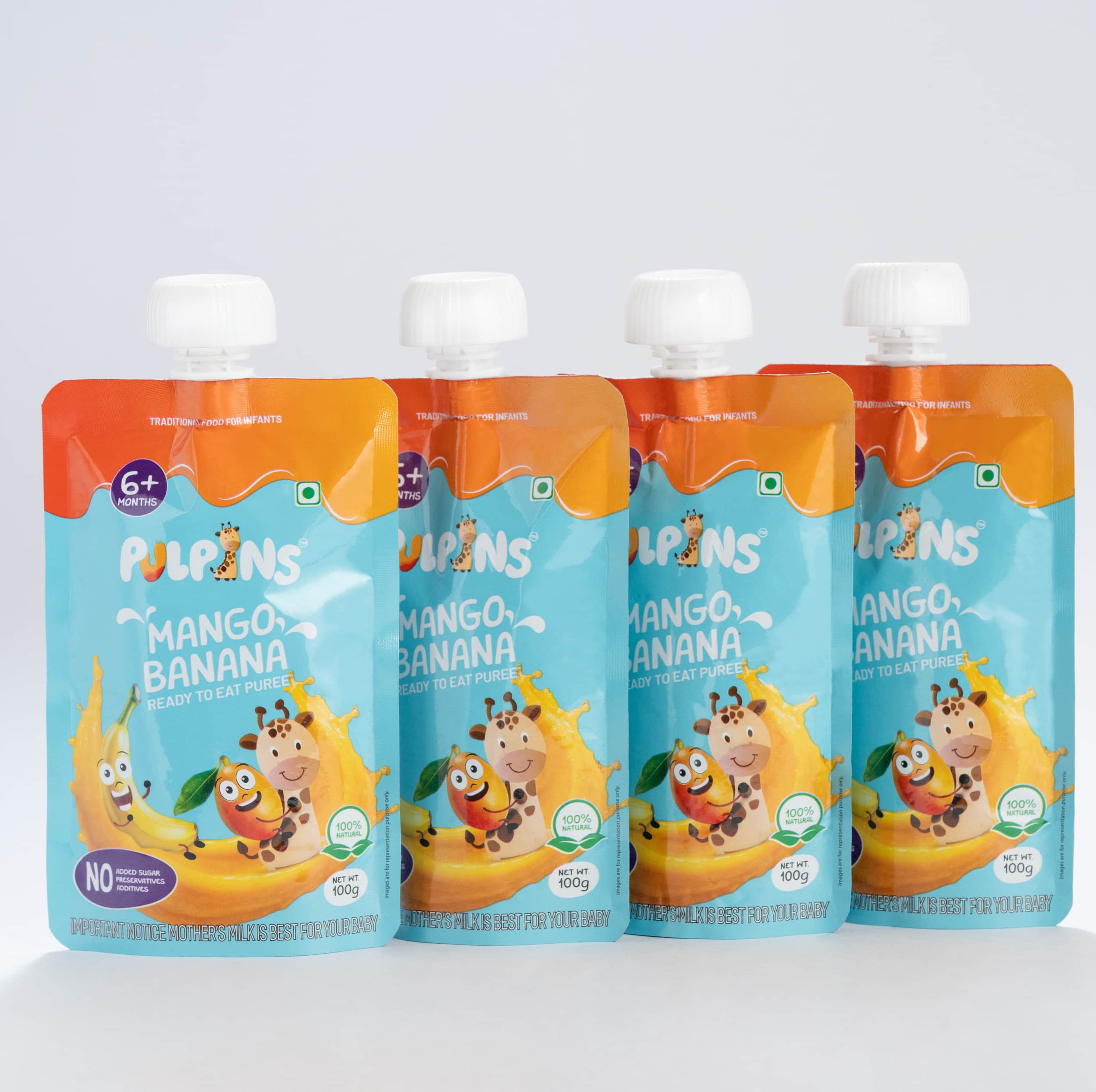 Mango, Banana - Ready to Eat Puree