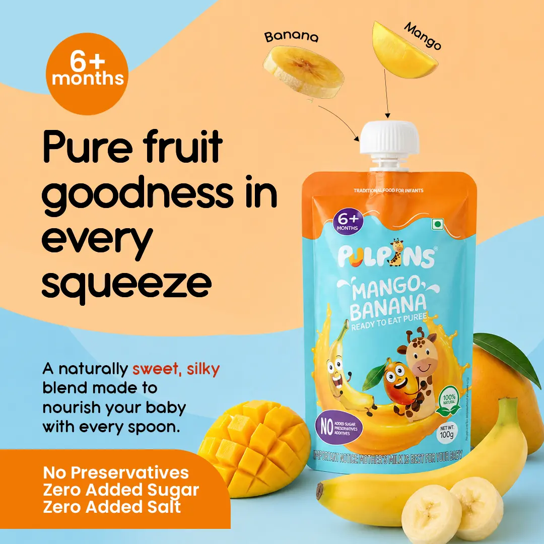 Mango, Banana - Ready to Eat Puree