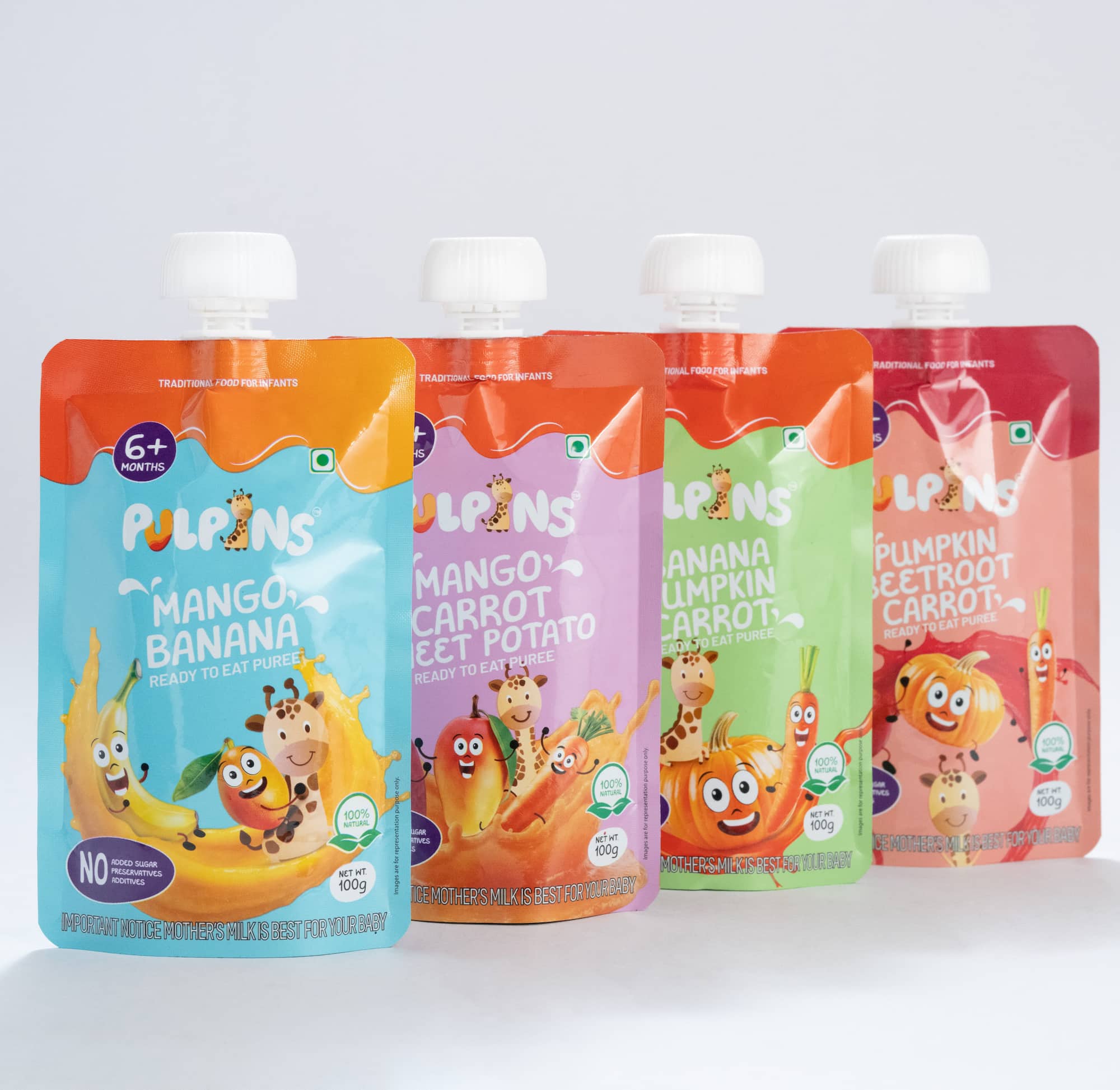 Pulpins Purees Trial Combo Pack