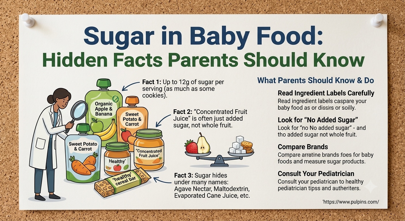 Sugar in Baby Food: Hidden Facts Parents Should Know