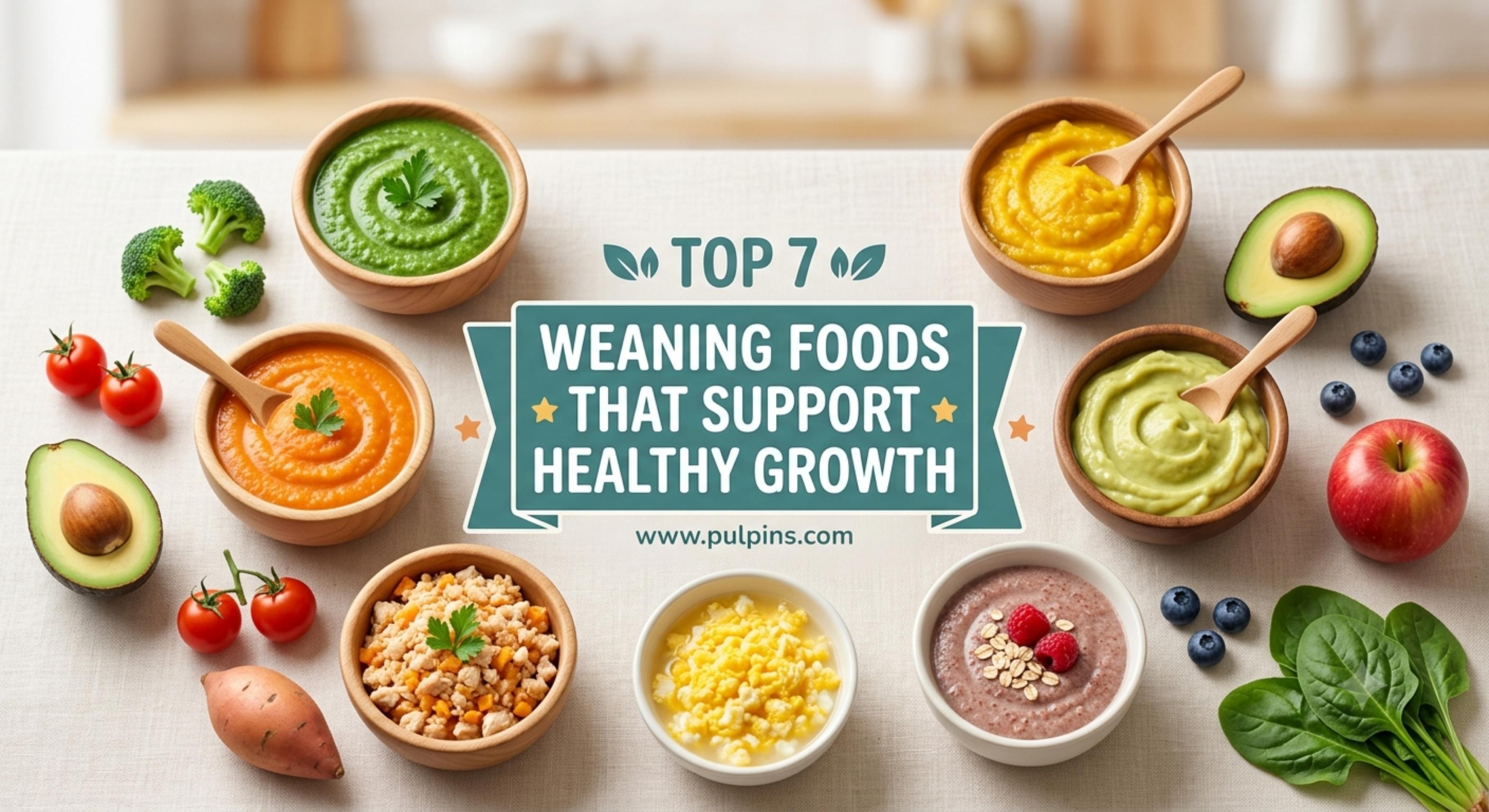Top 7 Weaning Foods That Support Healthy Growth