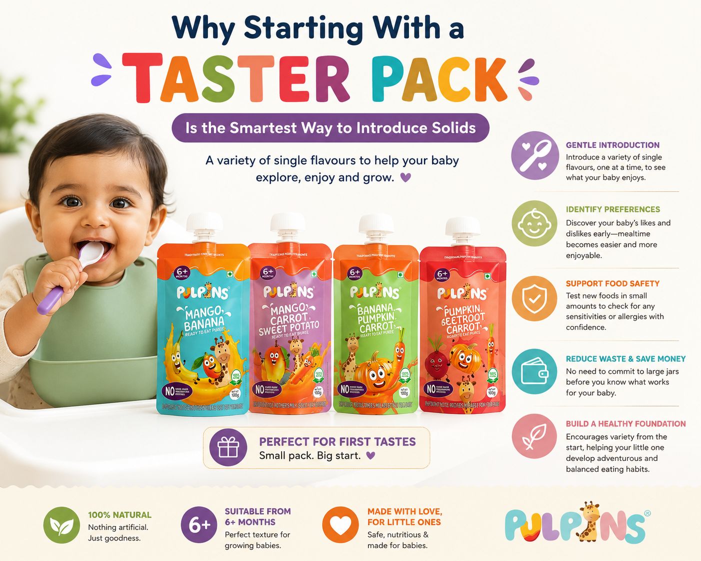 Why Starting With a Taster Pack Is the Smartest Way to Introduce Solids